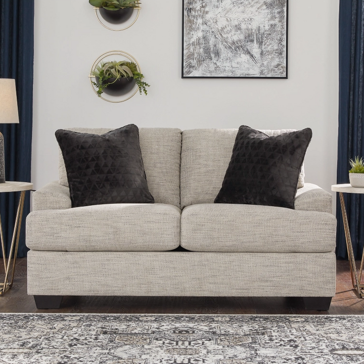 3310435 Vayda Loveseat In Fabric Upholstery - Pebble | Signature Design By Ashley