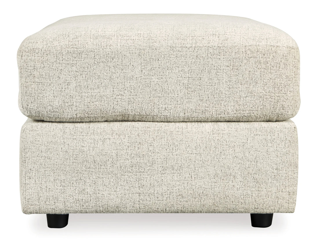 9510408 Soletren Oversized Accent Ottoman In Fabric Upholstery - Stone | Signature Design By Ashley