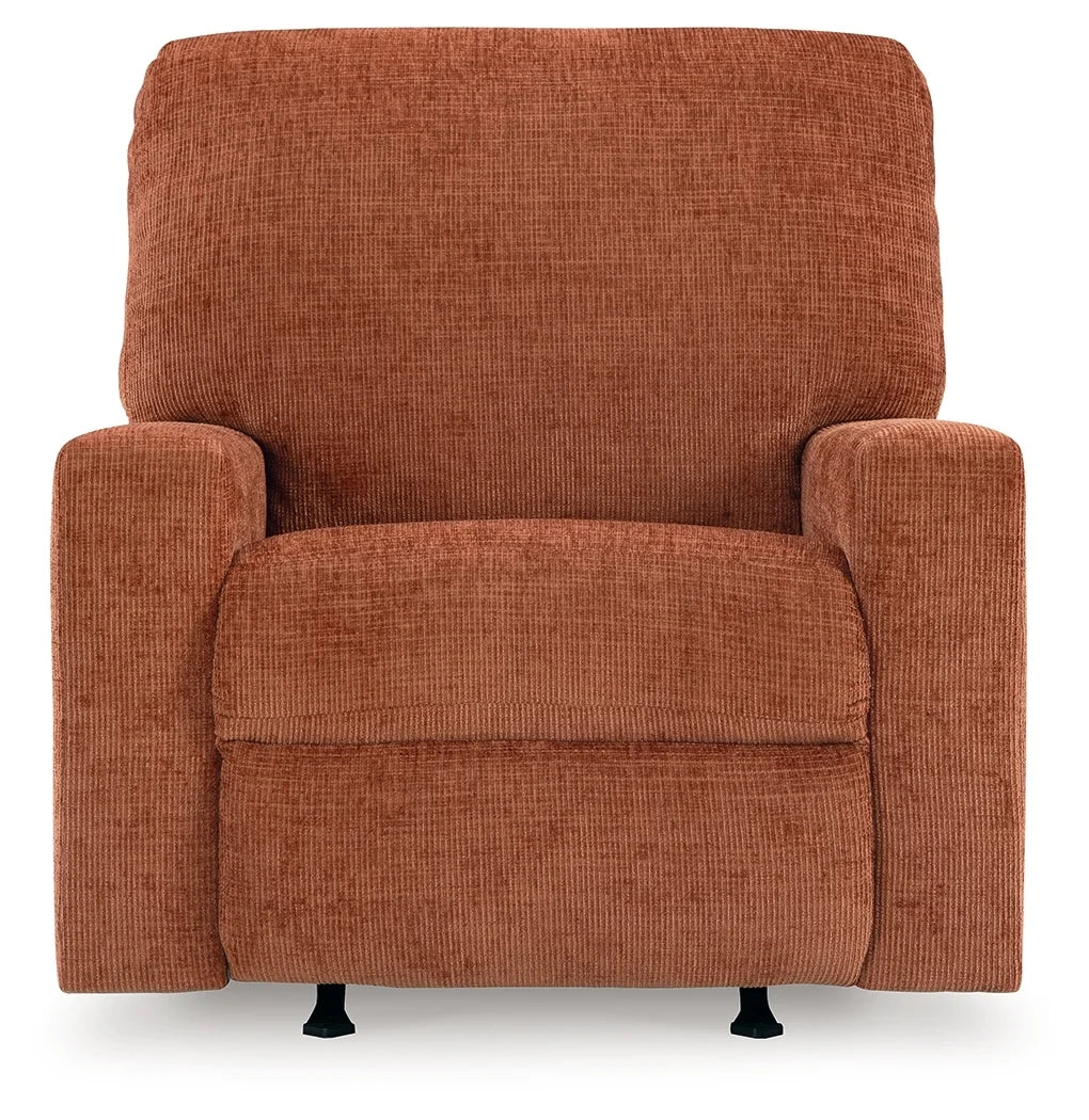 2430425 Aviemore Rocker Recliner Chair In Fabric Upholstery - Spice | Signature Design By Ashley