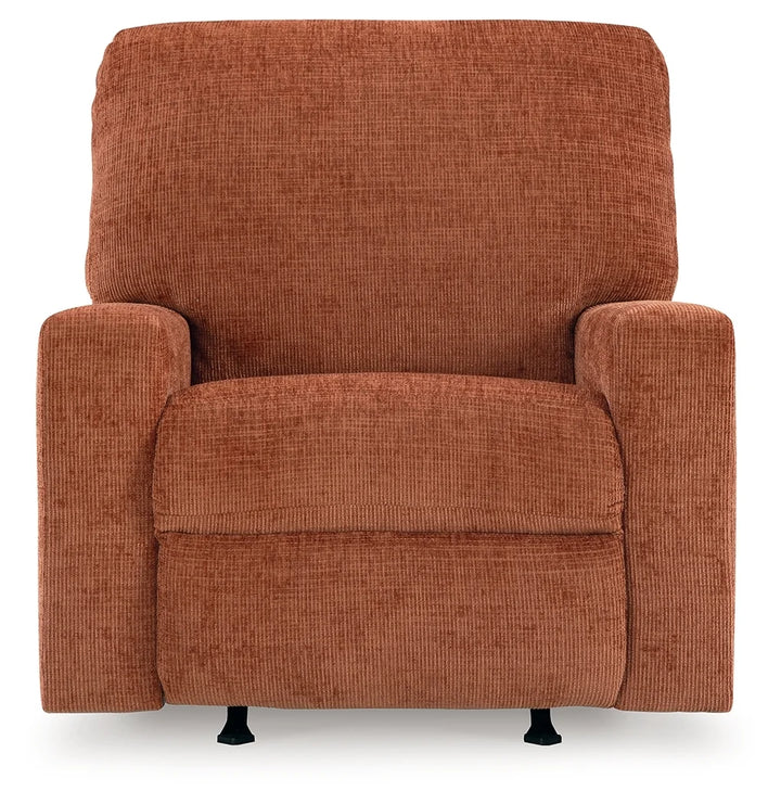 2430425 Aviemore Rocker Recliner Chair In Fabric Upholstery - Spice | Signature Design By Ashley