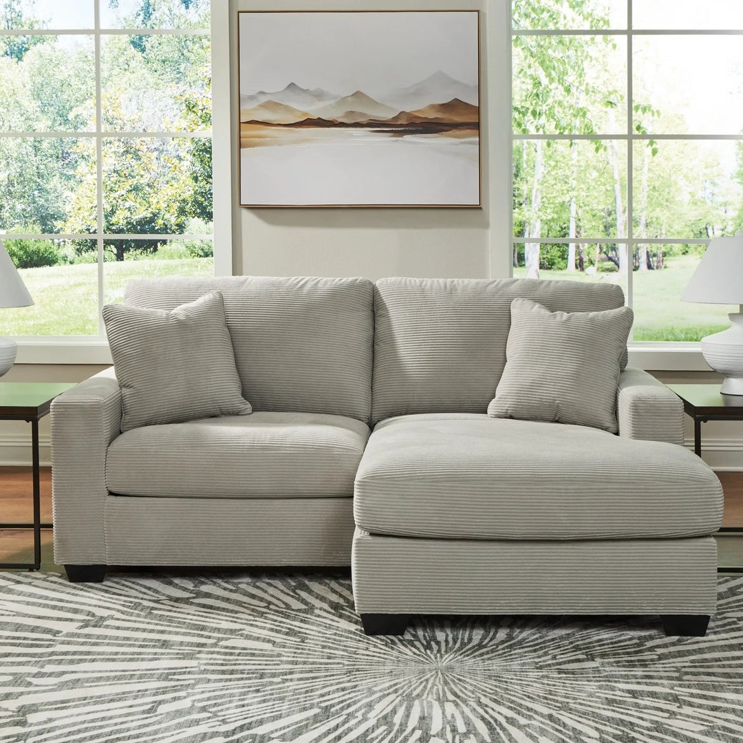3200518 Greenbriar Sofa Chaise In Fabric Upholstery - Smoke | Signature Design By Ashley