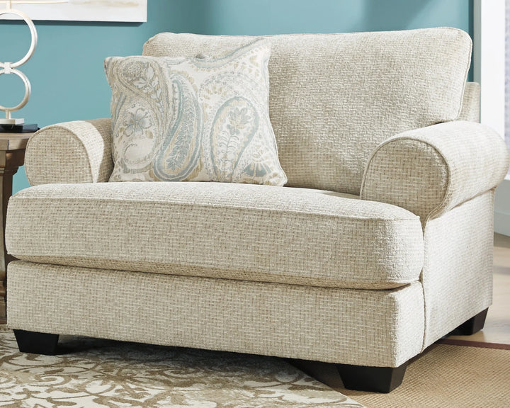 9620523 Monaghan Oversized Armchair In Fabric Upholstery - Sandstone | Signature Design By Ashley