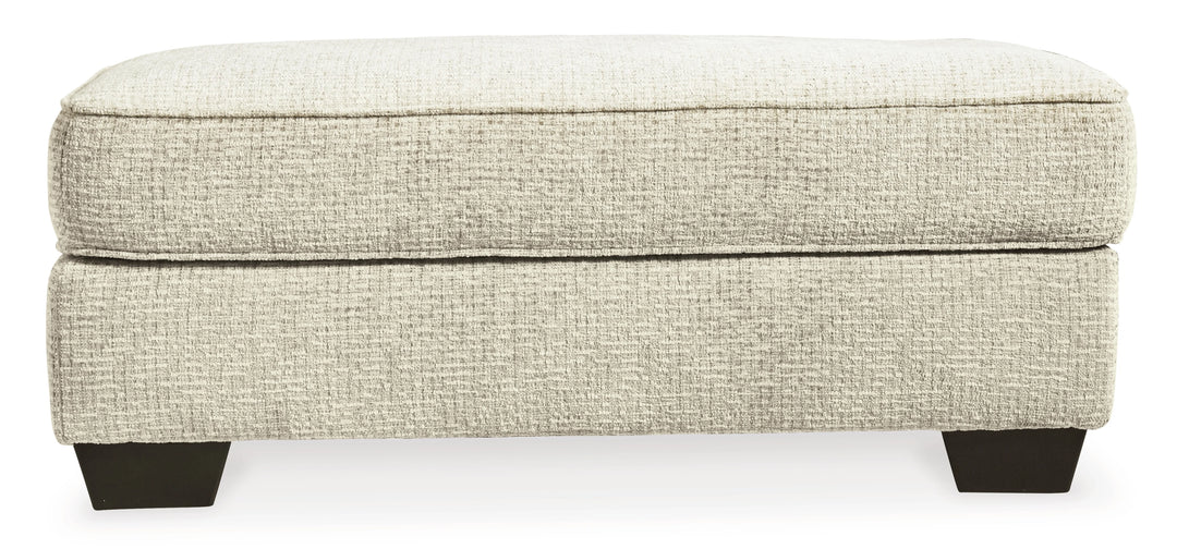 9620514 Monaghan Oversized Accent Ottoman In Fabric Upholstery - Sandstone | Signature Design By Ashley