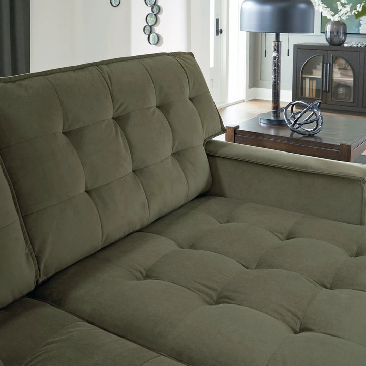 Caspian-Town 2-Piece Sectional Sofa In Fabric Upholstery - Olive | Signature Design By Ashley