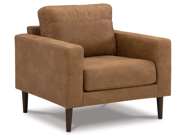4100220 Telora Armchair In Leather Upholstery - Caramel | Signature Design By Ashley