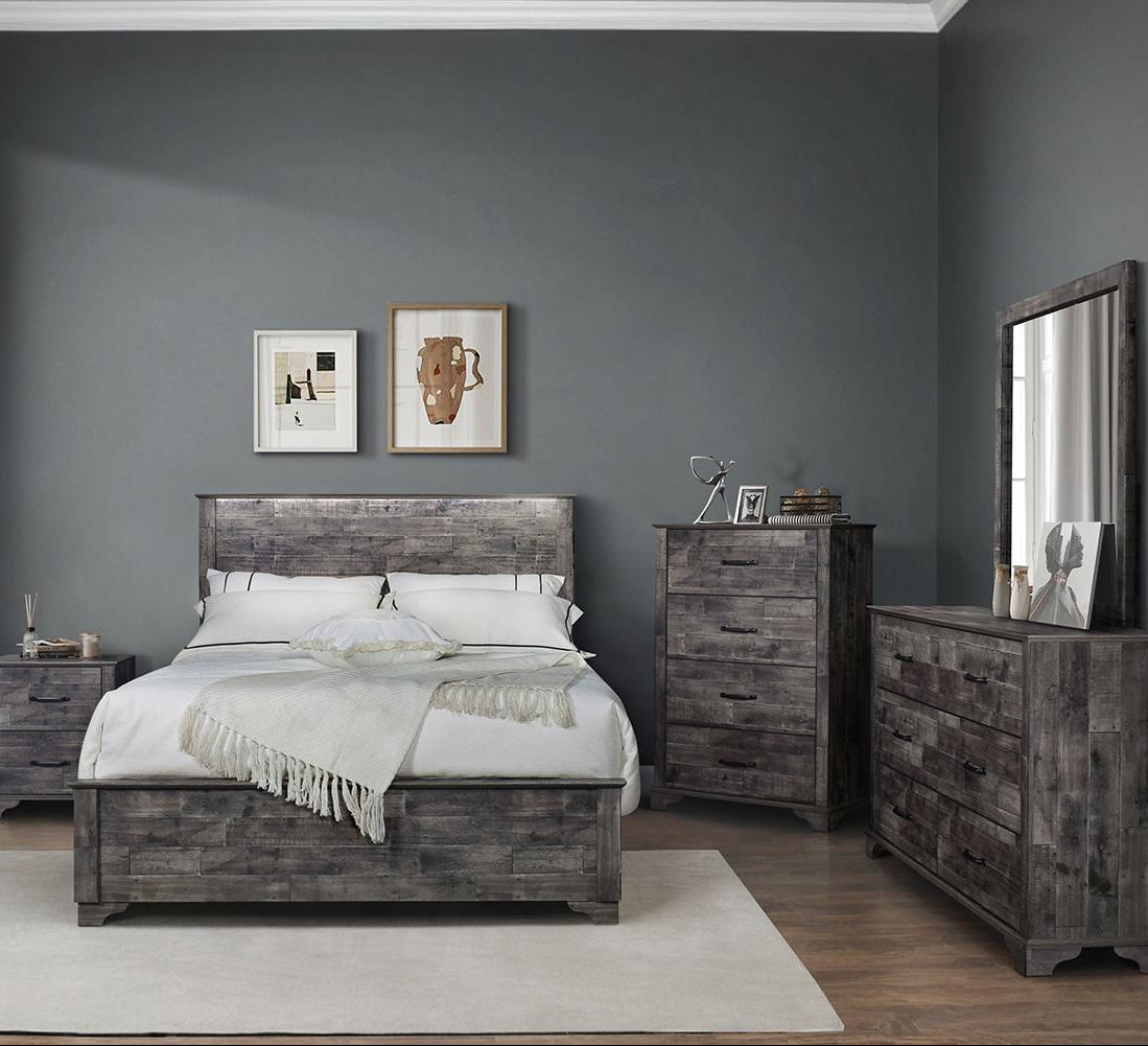 Tide 8-Piece Bedroom Set - Dark Brown - Additional View