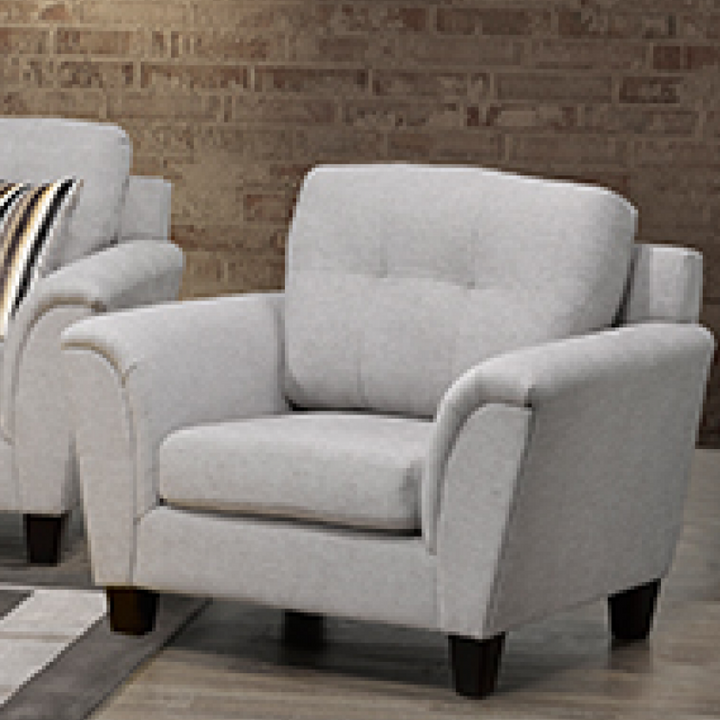 Monroe 3-Piece Sofa Set In Fabric Upholstery - Platinum