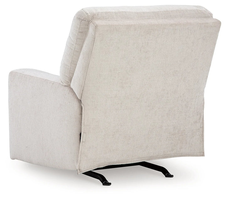 2430525 Aviemore Rocker Recliner Chair In Fabric Upholstery - Stone | Signature Design By Ashley