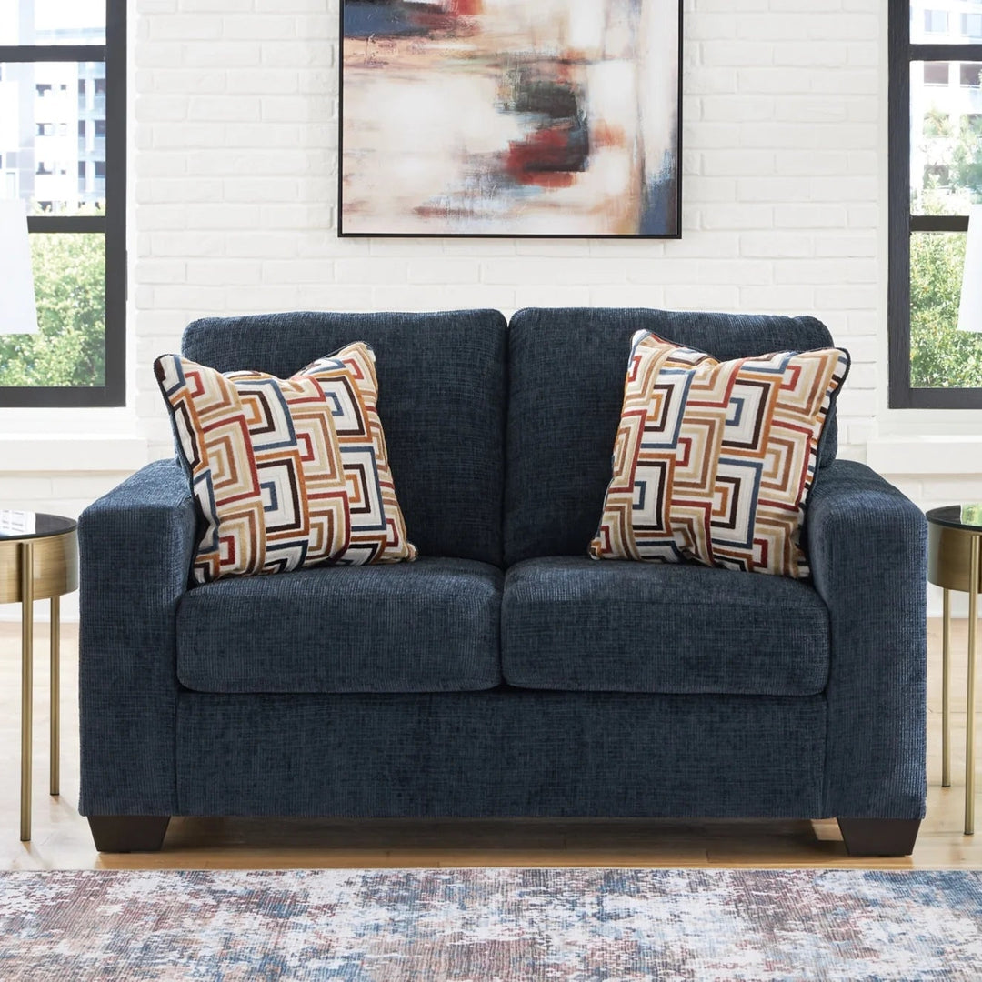 2430335 Aviemore Loveseat In Fabric Upholstery - Ink | Signature Design By Ashley