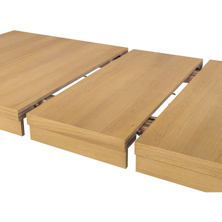 Oliver Solid Wooden Oak Dining Table With Extension Leaf