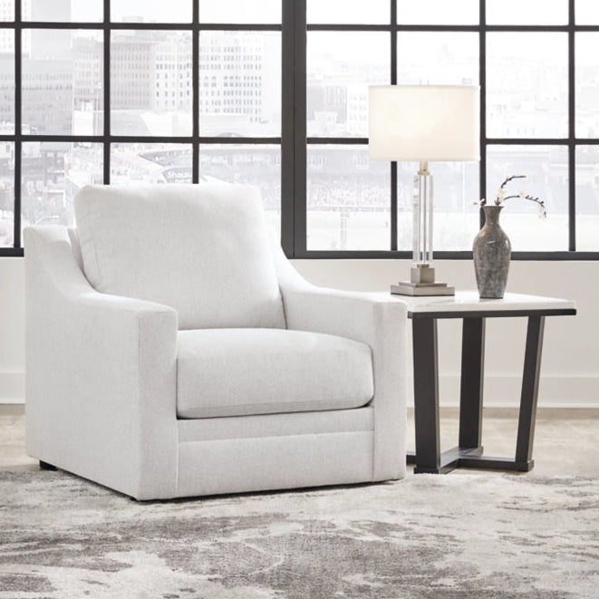 4820220 Maitelynn Armchair In Fabric Upholstery - Chalk | Signature Design By Ashley