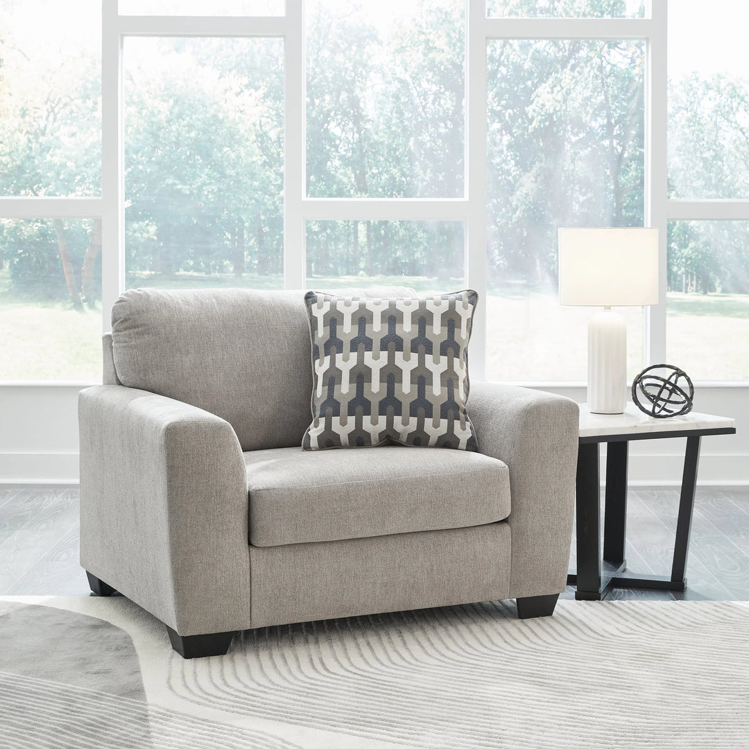 5080523 Avenal Park Armchair In Fabric Upholstery - Flannel | Signature Design By Ashley