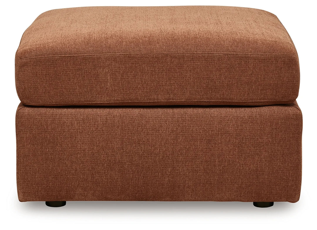 9210208 Modmax Oversized Accent Ottoman In Fabric Upholstery - Spice | Signature Design By Ashley
