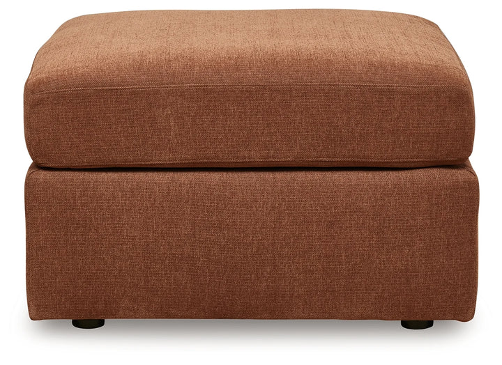 9210208 Modmax Oversized Accent Ottoman In Fabric Upholstery - Spice | Signature Design By Ashley