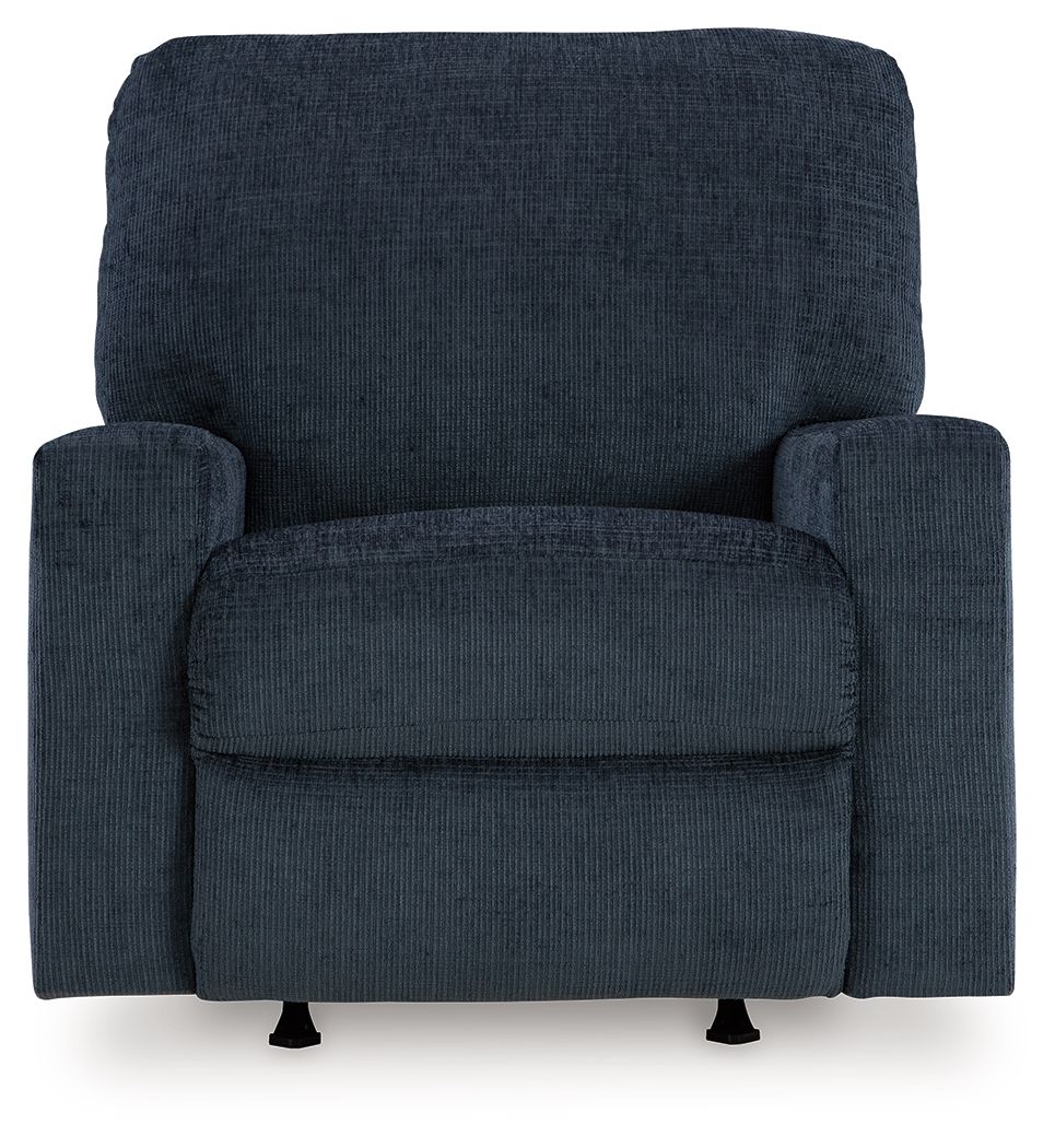 2430325 Aviemore Rocker Recliner Chair In Fabric Upholstery - Ink | Signature Design By Ashley
