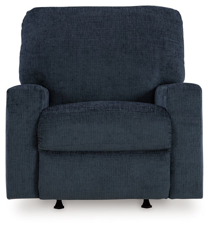 2430325 Aviemore Rocker Recliner Chair In Fabric Upholstery - Ink | Signature Design By Ashley