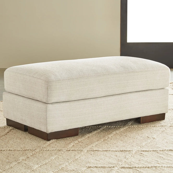 5200314 Maggie Accent Ottoman In Fabric Upholstery - Birch | Signature Design By Ashley
