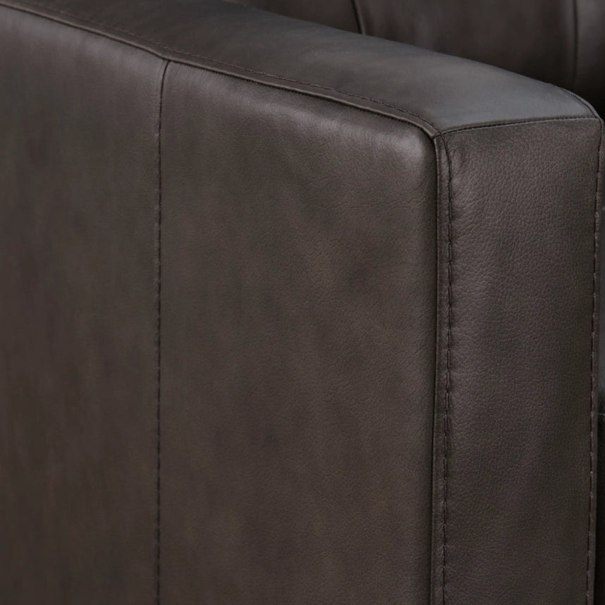 5470623C Belziani Leather Loveseat - Storm | Signature Design By Ashley