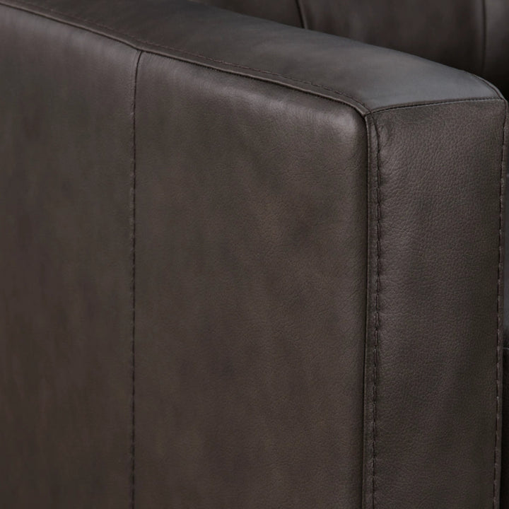5470623C Belziani Leather Loveseat - Storm | Signature Design By Ashley