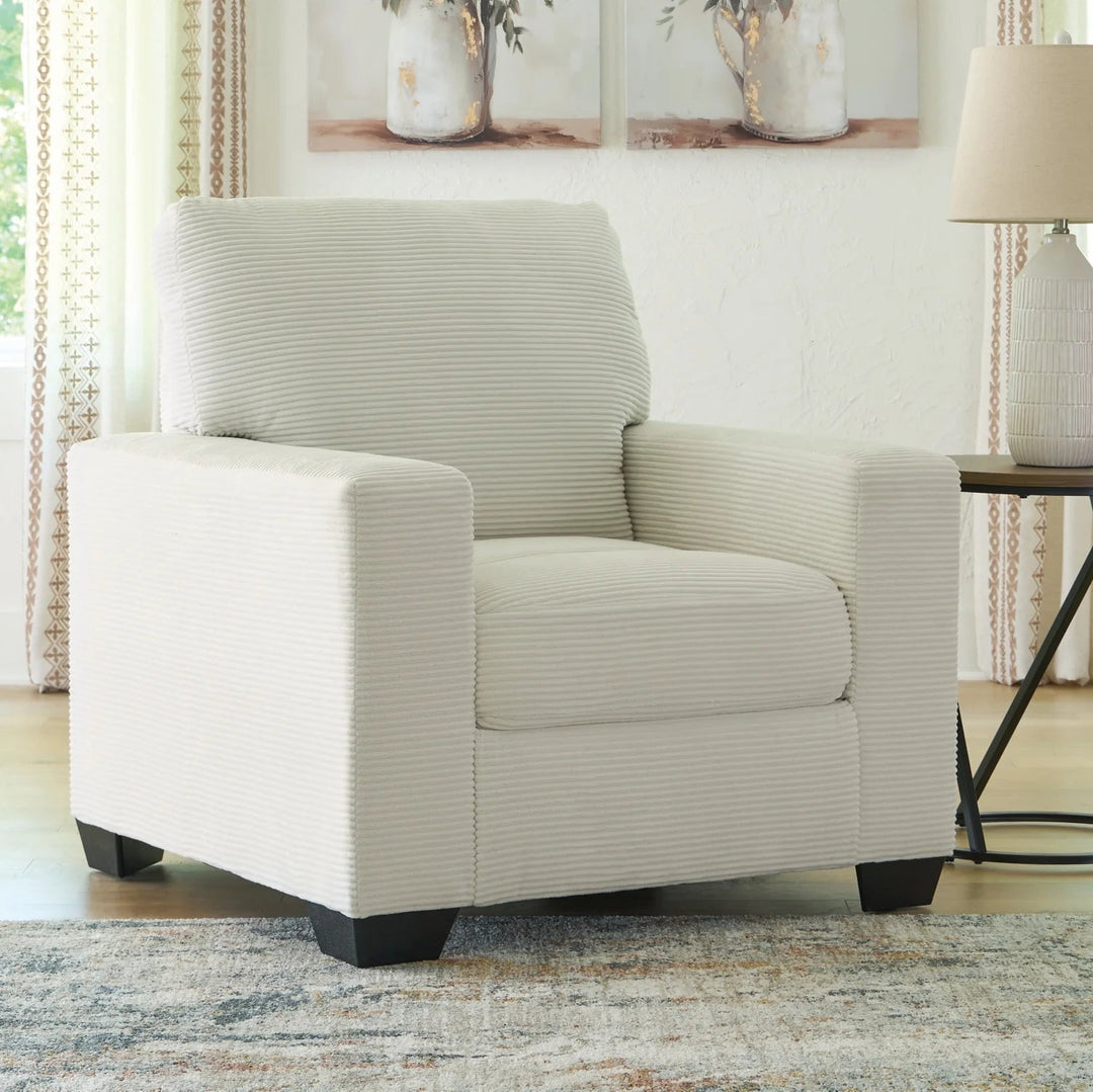 3200620 Greenbriar Armchair In Fabric Upholstery - Ivory | Signature Design By Ashley