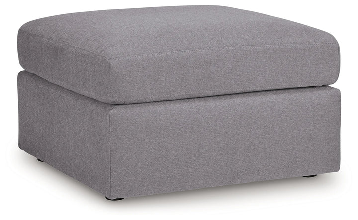 9210408 Modmax Oversized Accent Ottoman In Fabric Upholstery - Granite | Signature Design By Ashley