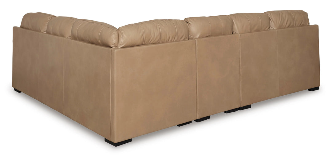 Bandon 3-Piece Sectional Sofa In Leather Upholstery - Toffee | Signature Design By Ashley