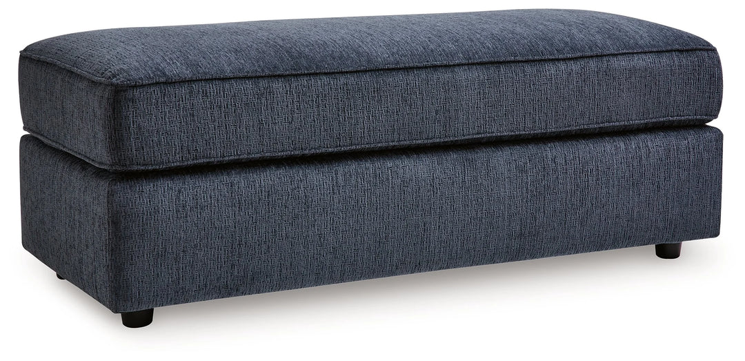 9530208 Albar Place Oversized Accent Ottoman In Fabric Upholstery - Cobalt | Signature Design By Ashley