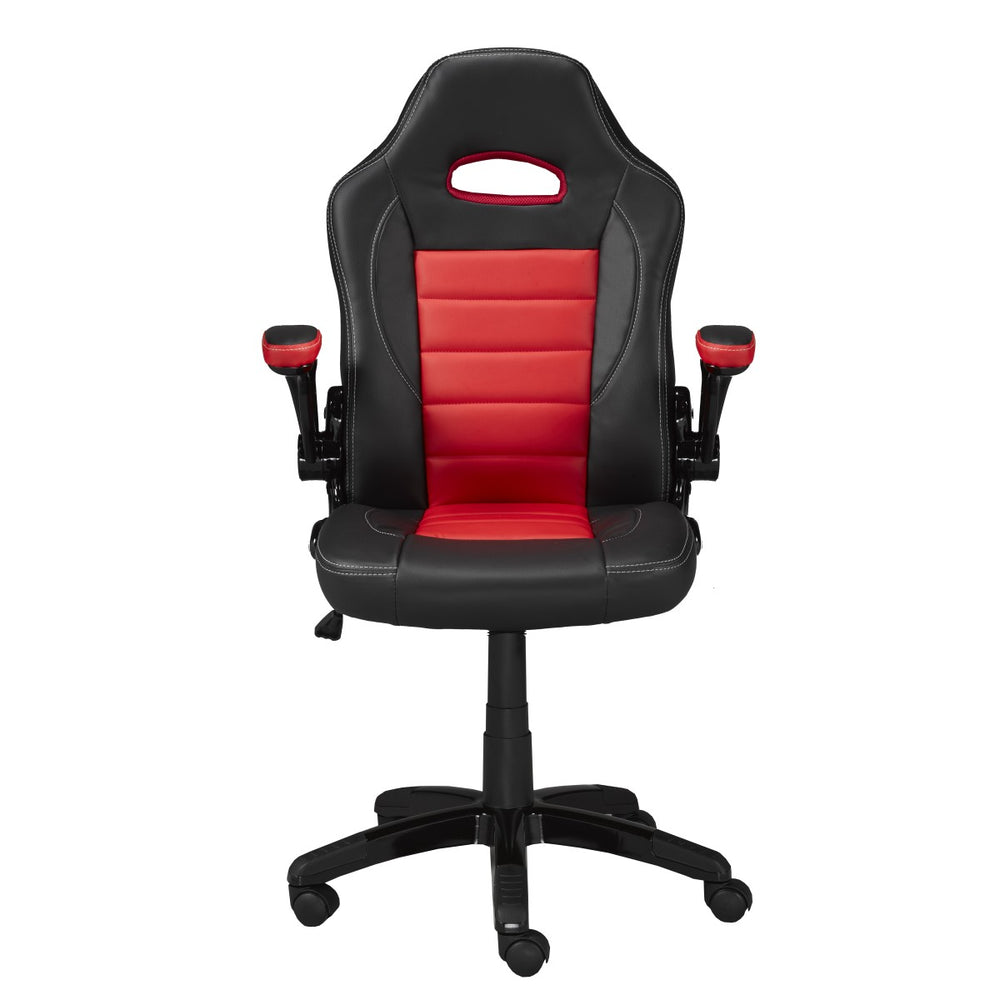 "Upgrade Your Space with our Sleek Black and Red Gaming Chair - Contemporary Design, Superior Comfort