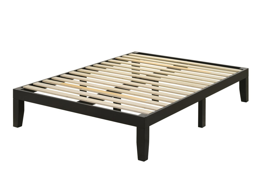 Milo Black Modern Platform Bed Frame