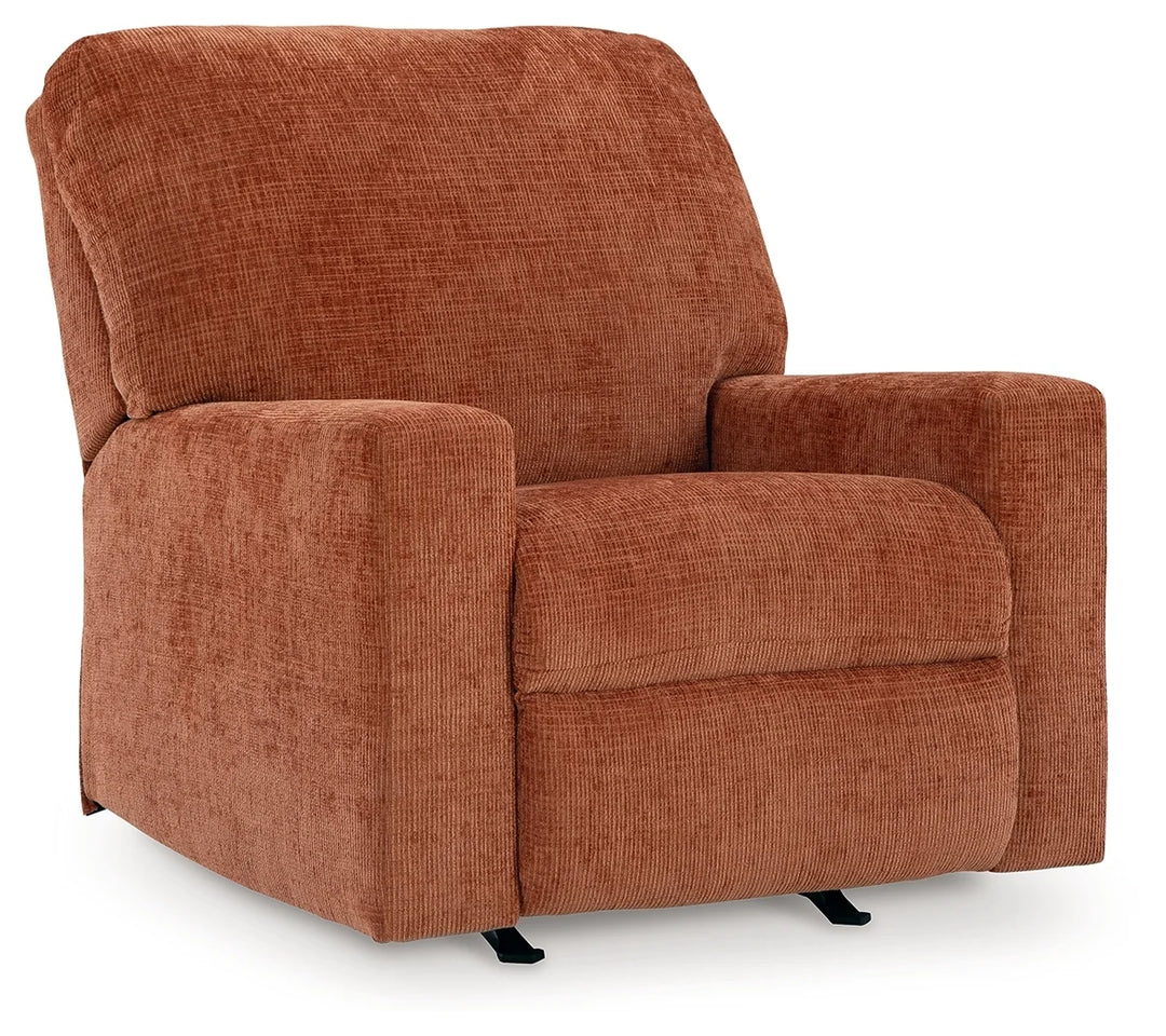 2430425 Aviemore Rocker Recliner Chair In Fabric Upholstery - Spice | Signature Design By Ashley