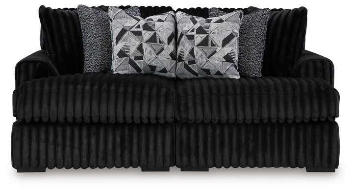 98103S8 Midnight-madness Super Chaise In Fabric Upholstery - Onyx | Signature Design By Ashley
