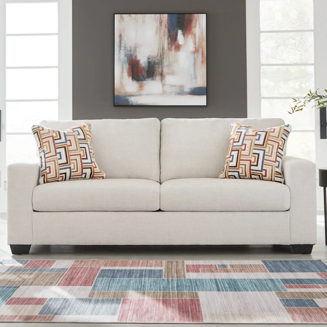 2430538 Aviemore Sofa In Fabric Upholstery - Stone | Signature Design By Ashley