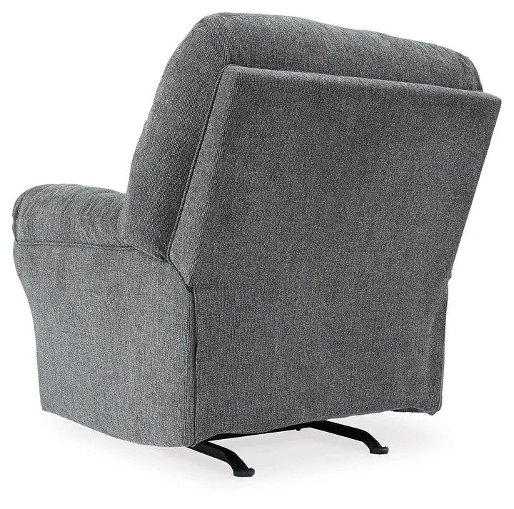 2810525 Allmaxx Rocker Recliner Chair In Fabric Upholstery - Pewter | Benchcraft By Ashley