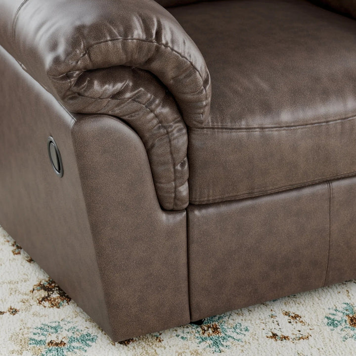 PC2770525 WillowBend Rocker Recliner Chair In Leather Upholstery - Umber | Signature Design By Ashley