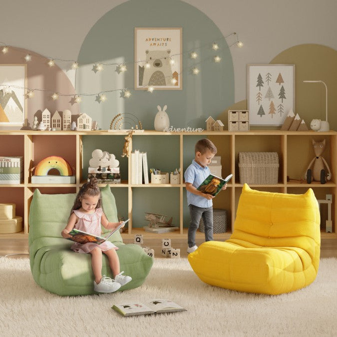 Snugglez Fabric Upholstered Kid's Chair - Sage | Modern, Comfortable & Built to Last