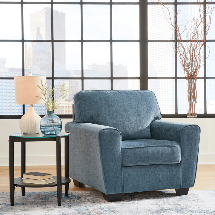 4060520 Cashton Armchair In Fabric Upholstery - Blue | Signature Design By Ashley