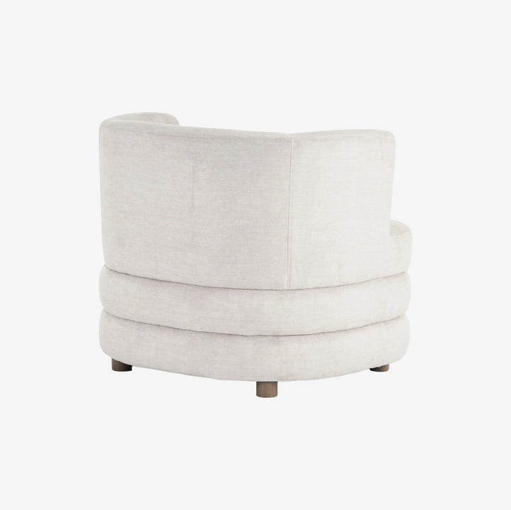 Opra Fabric Upholstered Accent Chair - Beige