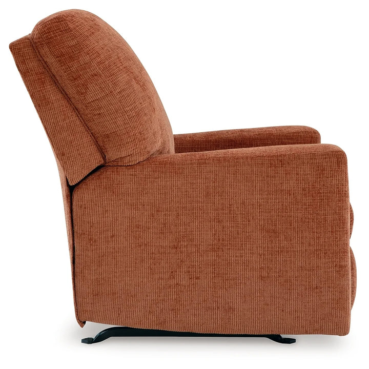2430425 Aviemore Rocker Recliner Chair In Fabric Upholstery - Spice | Signature Design By Ashley