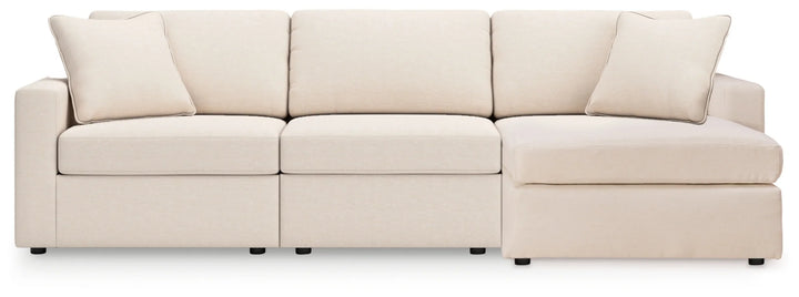 Modmax 3-Piece Fabric Sectional Sofa With Corner Chaise - Oyster | Signature Design By Ashley