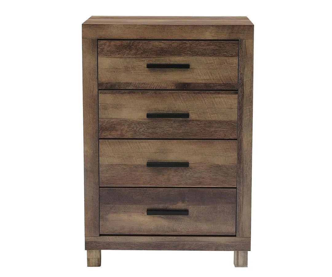 Rowsley 4-Drawer Storage Chest - Brown