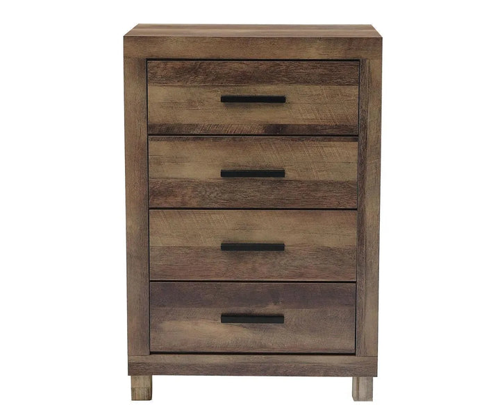 Rowsley 4-Drawer Storage Chest - Brown