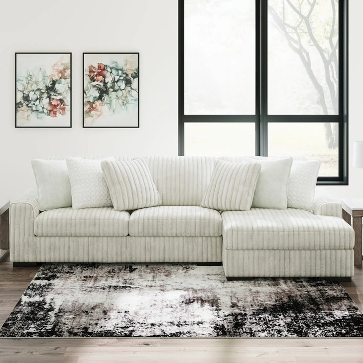 Stupendous 2-Piece Sectional Sofa In Fabric Upholstery - Alloy | Signature Design By Ashley
