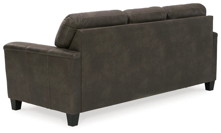9400238 Navi Stationary Sofa in Leather Upholstery - Smoke | Signature Design By Ashley