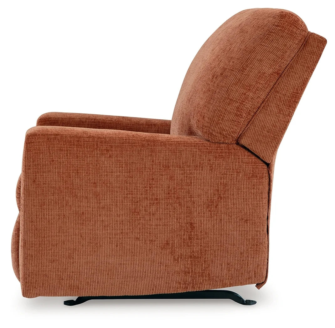 2430425 Aviemore Rocker Recliner Chair In Fabric Upholstery - Spice | Signature Design By Ashley