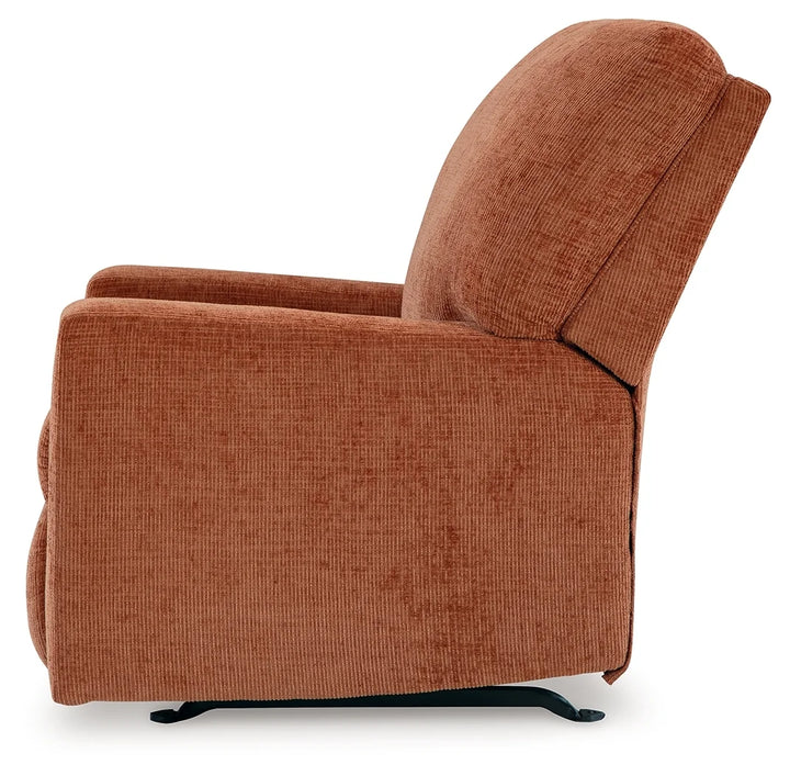 2430425 Aviemore Rocker Recliner Chair In Fabric Upholstery - Spice | Signature Design By Ashley