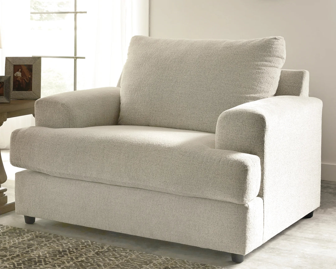 9510423 Soletren Oversized Armchair In Fabric Upholstery - Stone | Signature Design By Ashley