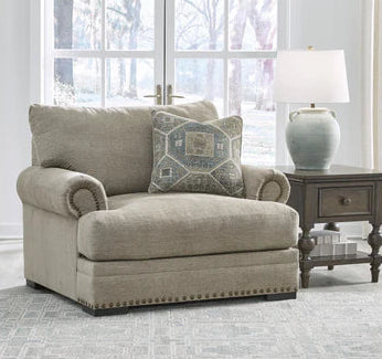2700423 Galemore Oversized Chair In Fabric Upholstery - Quarry | Benchcraft By Ashley