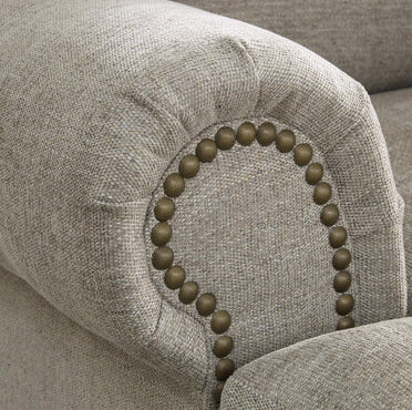 2700423 Galemore Oversized Chair In Fabric Upholstery - Quarry | Benchcraft By Ashley