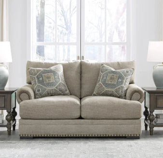 2700435 Galemore Loveseat In Fabric Upholstery - Quarry | Benchcraft By Ashley