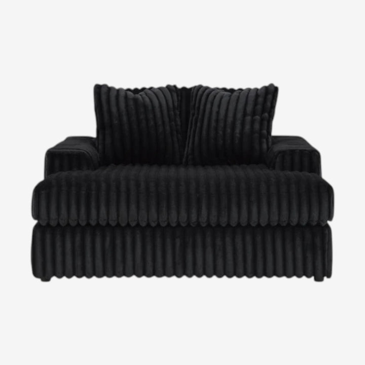 9810315 Midnight-madness Oversized Chaise In Fabric Upholstery - Onyx | Signature Design By Ashley